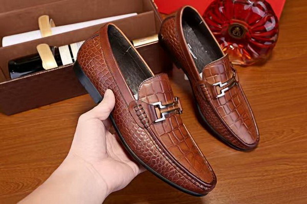 Salvatore Ferragamo Business Men Shoes--092
